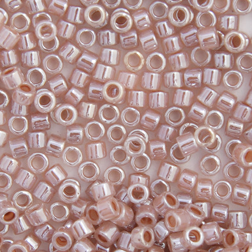 Miyuki Delica 11/0 Bag Crystal Ceylon Lined Dyed