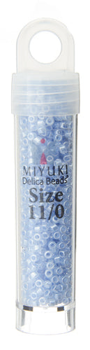 Miyuki Delica 11/0 5.2g Vials Crystal Ceylon