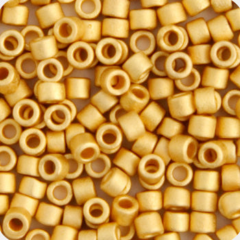 Miyuki Delica 11/0 3.3g Vials 24kt Plated