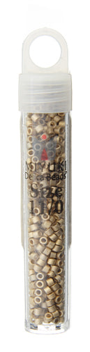 Miyuki Delica 11/0 3.3g Vials 24kt Plated
