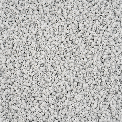 Miyuki Delica 11/0 Bag Opaque Light Grey Matte Glazed