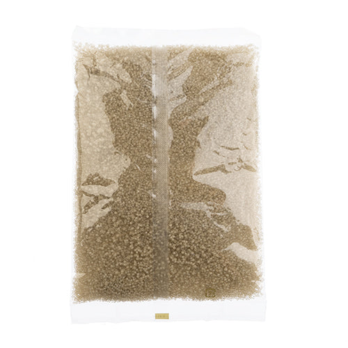 Miyuki Delica 11/0 Bag Transparent Pale Beige Matte Glazed