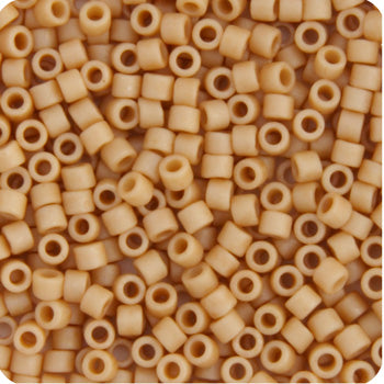 Miyuki Delica 11/0 5.2g Vials Light OrangeOpaque Matte Glazed