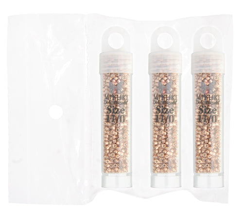 Miyuki Delica 11/0 5.2g Vials Opaque Metallic