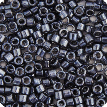 Miyuki Delica 11/0 5.2g Vials Opaque Nickel Plated Dyed