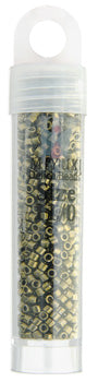 Miyuki Delica 11/0 5.2g Vials Opaque Nickel Plated Dyed