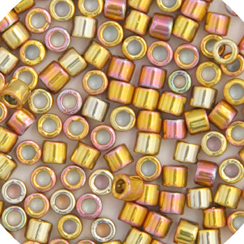 Miyuki Delica 11/0 3.3g Vials 24kt Plated