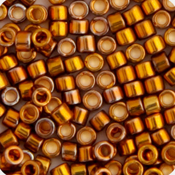 Miyuki Delica 11/0 3.3g Vials 24kt Plated