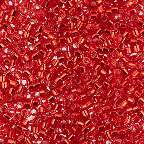 Miyuki Delica 11/0 5.2g Vials Silverlined Dyed