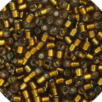 Miyuki Delica 11/0 5.2g Vials Silverlined Dyed