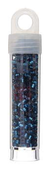 Miyuki Delica 11/0 5.2g Vials Silverlined Dyed