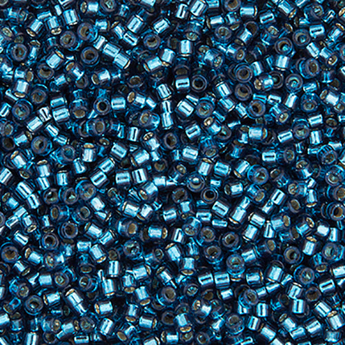 Miyuki Delica 11/0 5.2g Vials Silverlined Dyed