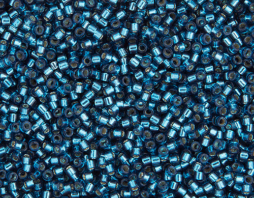 Miyuki Delica 11/0 Bag Silverlined Dyed