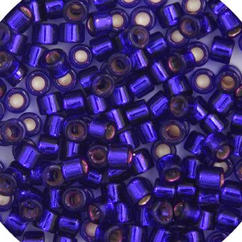 Miyuki Delica 11/0 5.2g Vials Silverlined Dyed