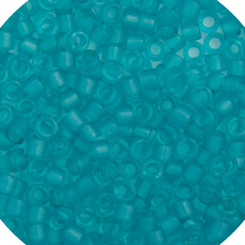 Miyuki Delica 11/0 5.2g Vials Transparent Matte Dyed