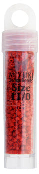 Miyuki Delica 11/0 5.2g Vials Opaque Matte Dyed