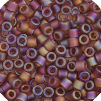 Miyuki Delica 11/0 Bag Opaque Aurora Borealis Matte