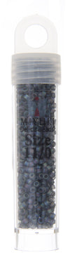 Miyuki Delica 11/0 5.2g Vials Transparent Aurora Borealis Matte