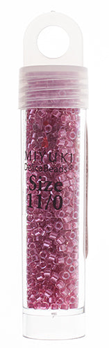 Miyuki Delica 11/0 5.2g Vials Sparkle Crystal Lined