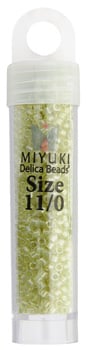 Miyuki Delica 11/0 5.2g Vials Sparkle Crystal Lined