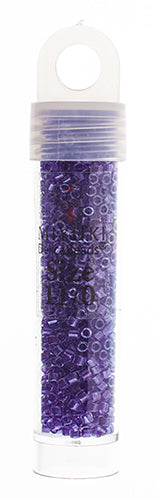 Miyuki Delica 11/0 5.2g Vials Sparkle Crystal Lined