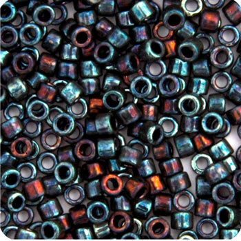 Miyuki Delica 11/0 5.2g Vials Metallic Gold Luster Aurora Borealis