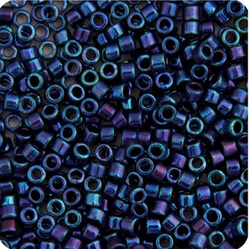 Miyuki Delica 11/0 5.2g Vials Metallic Gold Luster Aurora Borealis