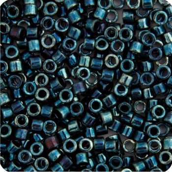 Miyuki Delica 11/0 5.2g Vials Metallic Gold Luster Aurora Borealis