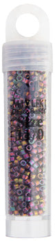 Miyuki Delica 11/0 5.2g Vials Metallic Gold Luster Aurora Borealis