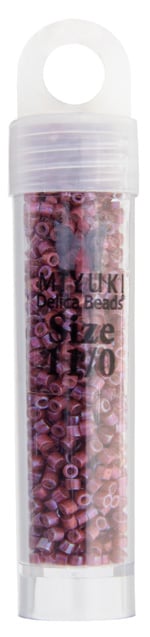 Miyuki Delica 11/0 5.2g Vials Metallic Gold Luster Aurora Borealis
