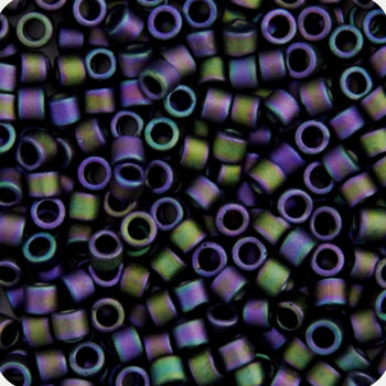 Miyuki Delica 11/0 5.2g Vials Metallic Gold Luster Aurora Borealis