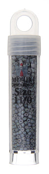 Miyuki Delica 11/0 5.2g Vials Metallic Gold Luster Aurora Borealis