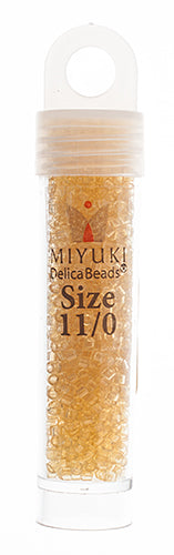 Miyuki Delica 11/0 5.2g Vials Transparent