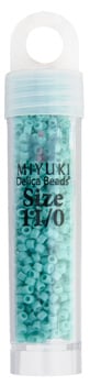 Miyuki Delica 11/0 5.2g Vials Turquoise Sea Opaque Opal