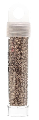 Miyuki Delica 11/0 5.2g Vials Galvanized Dyed Semi-Matte
