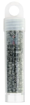Miyuki Delica 11/0 5.2g Vials Silver Grey Graphite