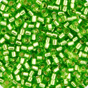 Miyuki Delica 11/0 5.2g Vials Transparent Silverlined