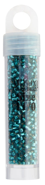 Miyuki Delica 11/0 5.2g Vials Transparent Silverlined