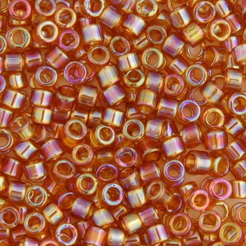 Miyuki Delica 11/0 5.2g Vials Transparent Aurora Borealis