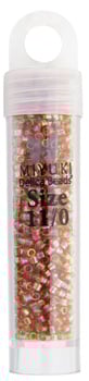 Miyuki Delica 11/0 5.2g Vials Transparent Aurora Borealis