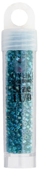 Miyuki Delica 11/0 5.2g Vials Transparent Aurora Borealis