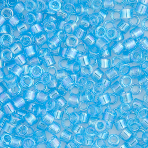 Miyuki Delica 11/0 5.2g Vials Transparent Aurora Borealis