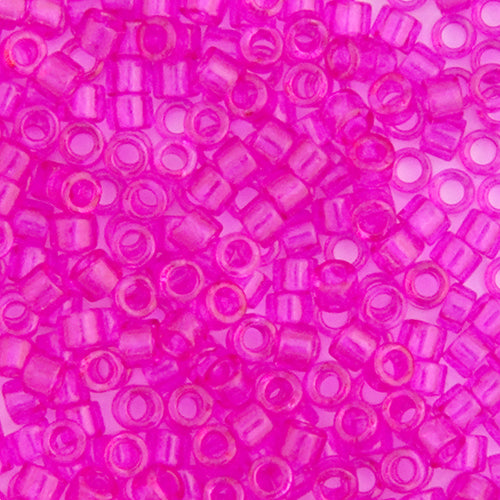 Miyuki Delica 11/0 5.2g Vials Transparent Dyed