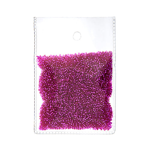 Miyuki Delica 11/0 Bag Transparent Silverlined Dyed