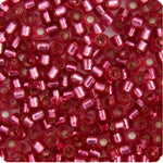 Miyuki Delica 11/0 Bag Transparent Silverlined Dyed