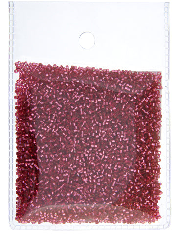 Miyuki Delica 11/0 Bag Transparent Silverlined Dyed