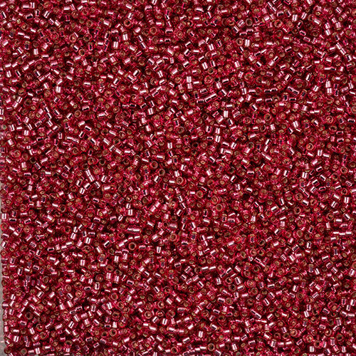 Miyuki Delica 11/0 Bag Transparent Silverlined Dyed