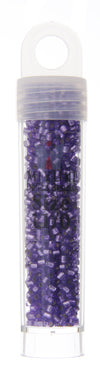 Miyuki Delica 11/0 5.2g Vials Transparent Silverlined Dyed