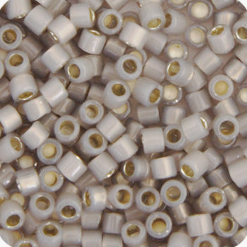 Miyuki Delica 11/0 5.2g Vials Taupe Opal Silverlined