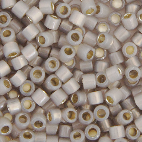 Miyuki Delica 11/0 5.2g Vials Taupe Opal Silverlined